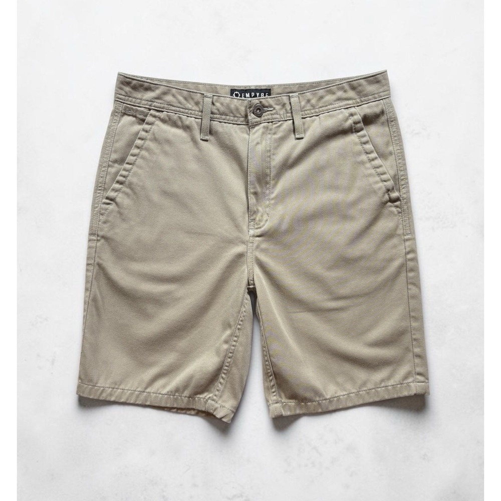 Empyre Mens Khaki Chino Shorts Tan Skate Outdoor Casual Size 30 -1890